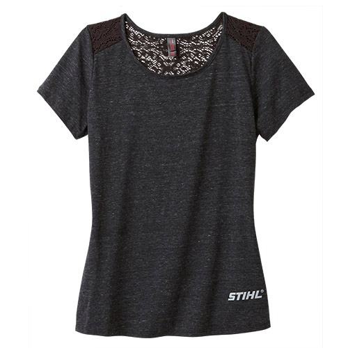Womens Lace Accent T-Shirt Womens Lace Accent T-Shirt