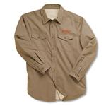 Dark Khaki Sherpa Lined Work Shirt Dark Khaki Sherpa Lined Work Shirt