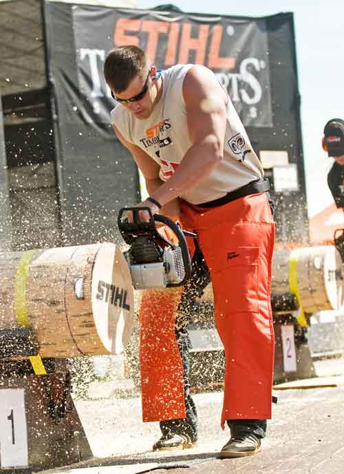 Logan Scarborough, 2010 STIHL TIMBERSPORTS Collegiate Champio Logan Scarborough, 2010 STIHL TIMBERSPORTS Collegiate Champio