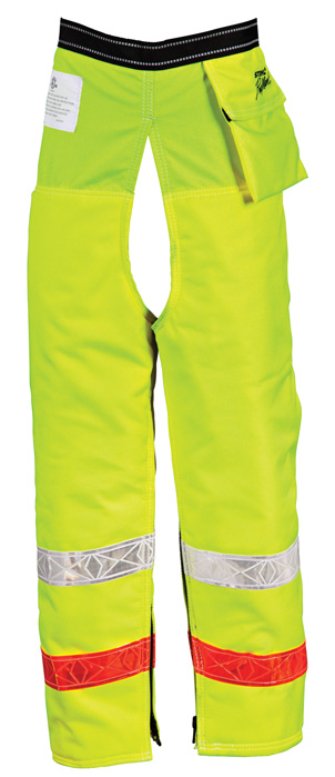 Pro Mark™ Hi-Vis Zip Chaps - 9 Layer Image of prohivischap