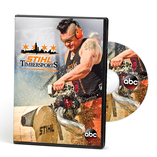 2016 STIHL® TIMBERSPORTS® DVD 2016 STIHL® TIMBERSPORTS® DVD