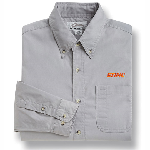 Men's Light Gray Long Sleeve Easy Care Shirt Men's Light Gray Long Sleeve Easy Care Shirt