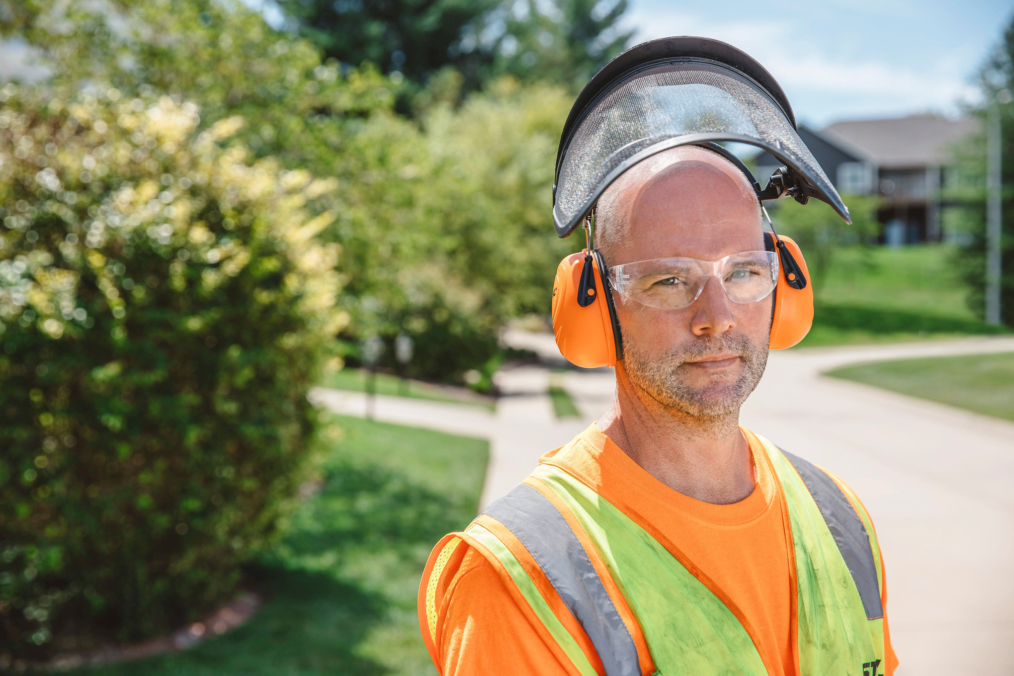 Professional Wearing STIHL Protective Helmet