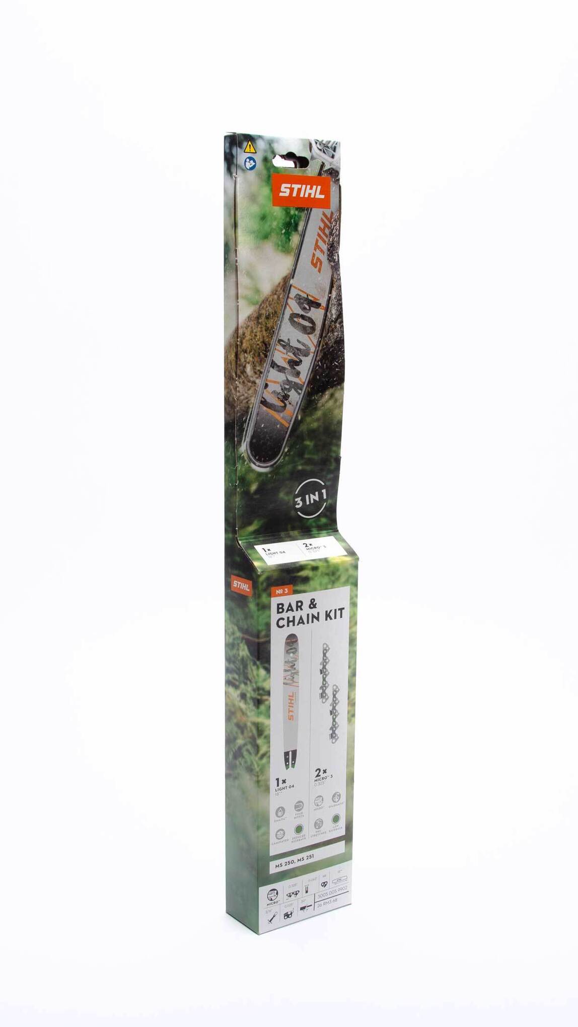 2+1 Cut Kit 3 - 18” Guide Bar & Saw Chains