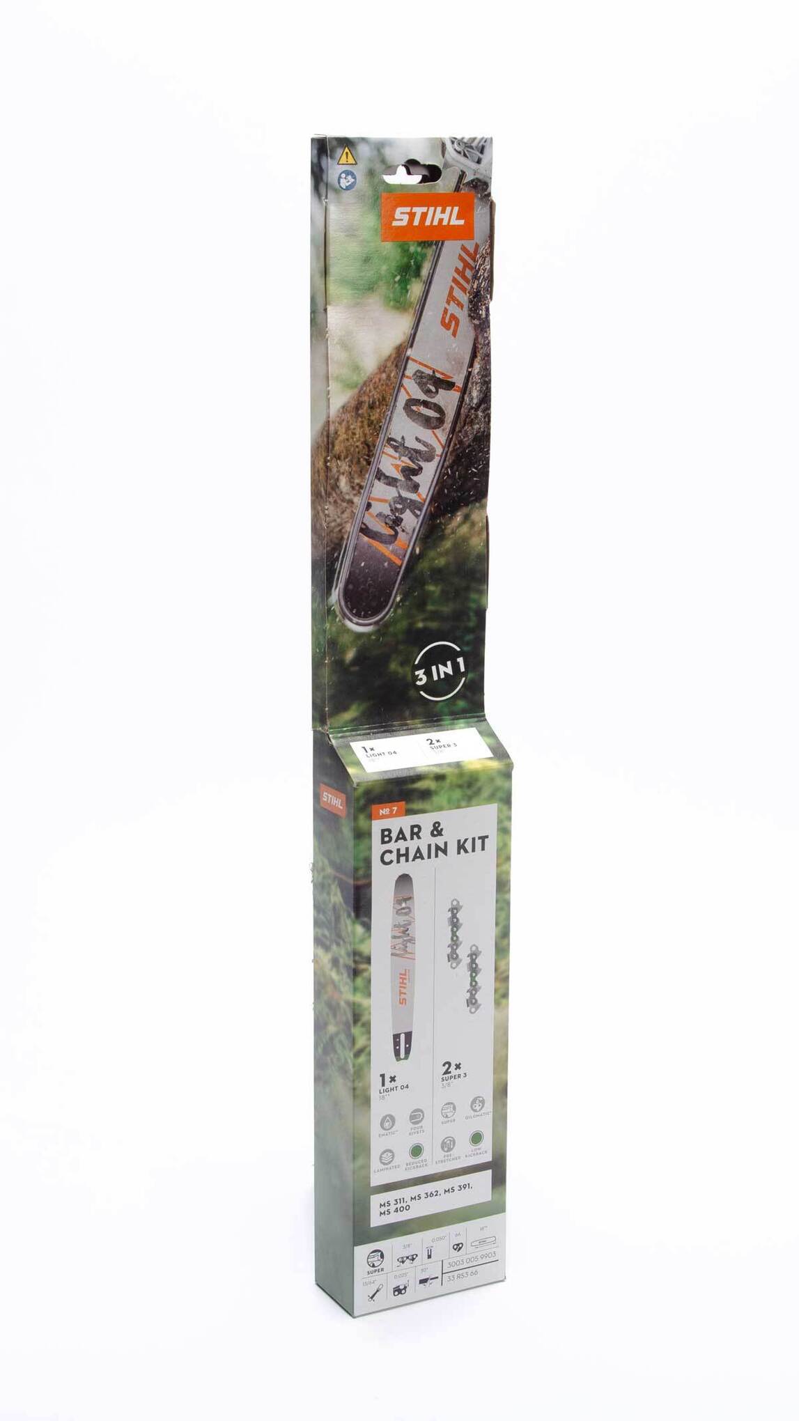2+1 Cut Kit 7 - 18” Guide Bar & Saw Chains