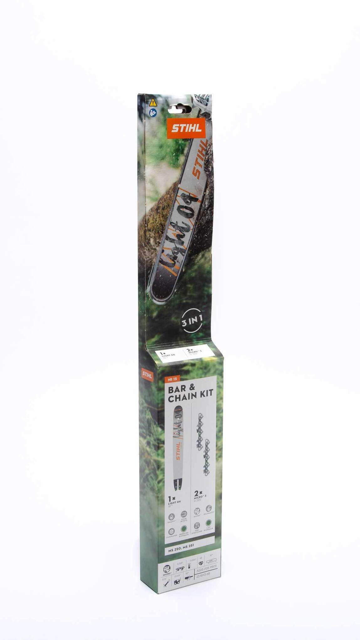 2+1 Cut Kit 15 - 18” Guide Bar & Saw Chains