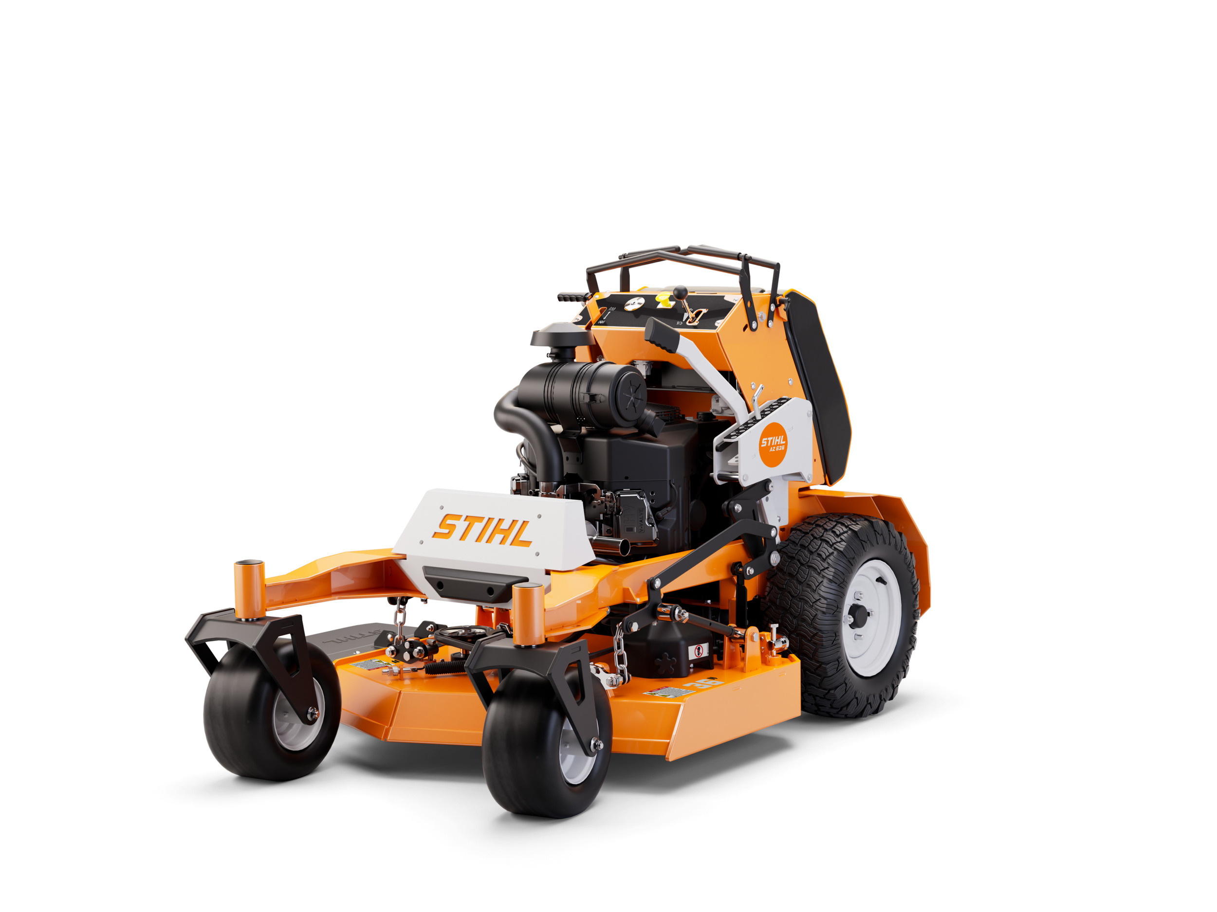 STIHL introduces the company’s first gas-powered stand-on mowers with the AZ Mower Series.