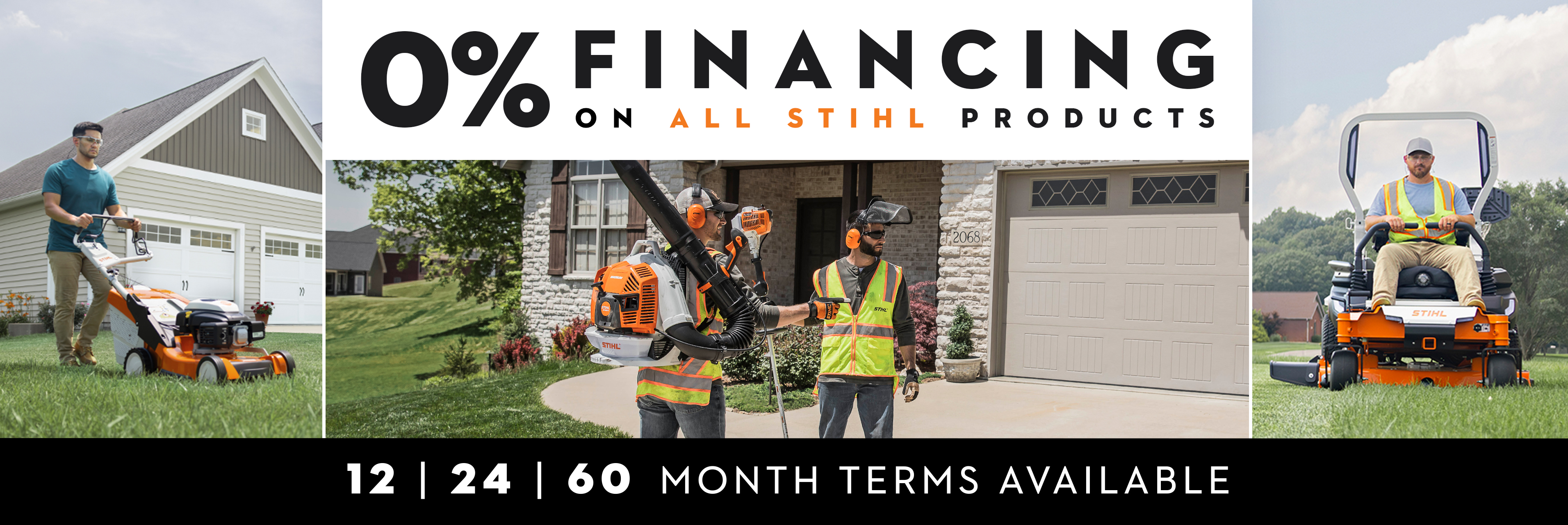 0% Financing an ALL STIHL Products