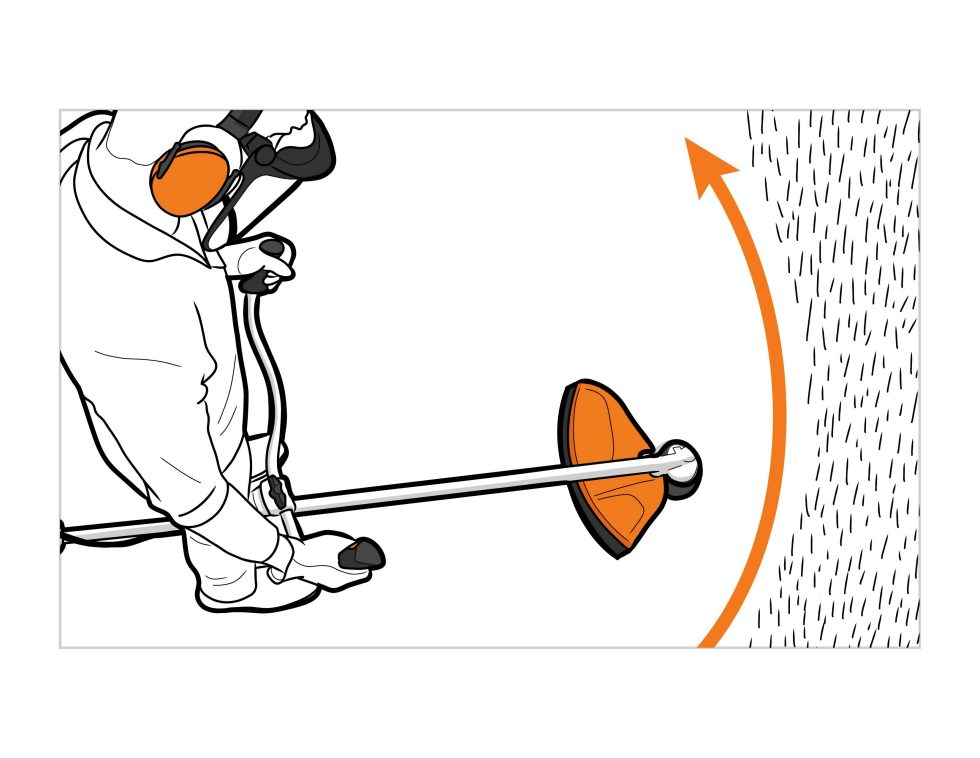 Trimming basic technique illustration