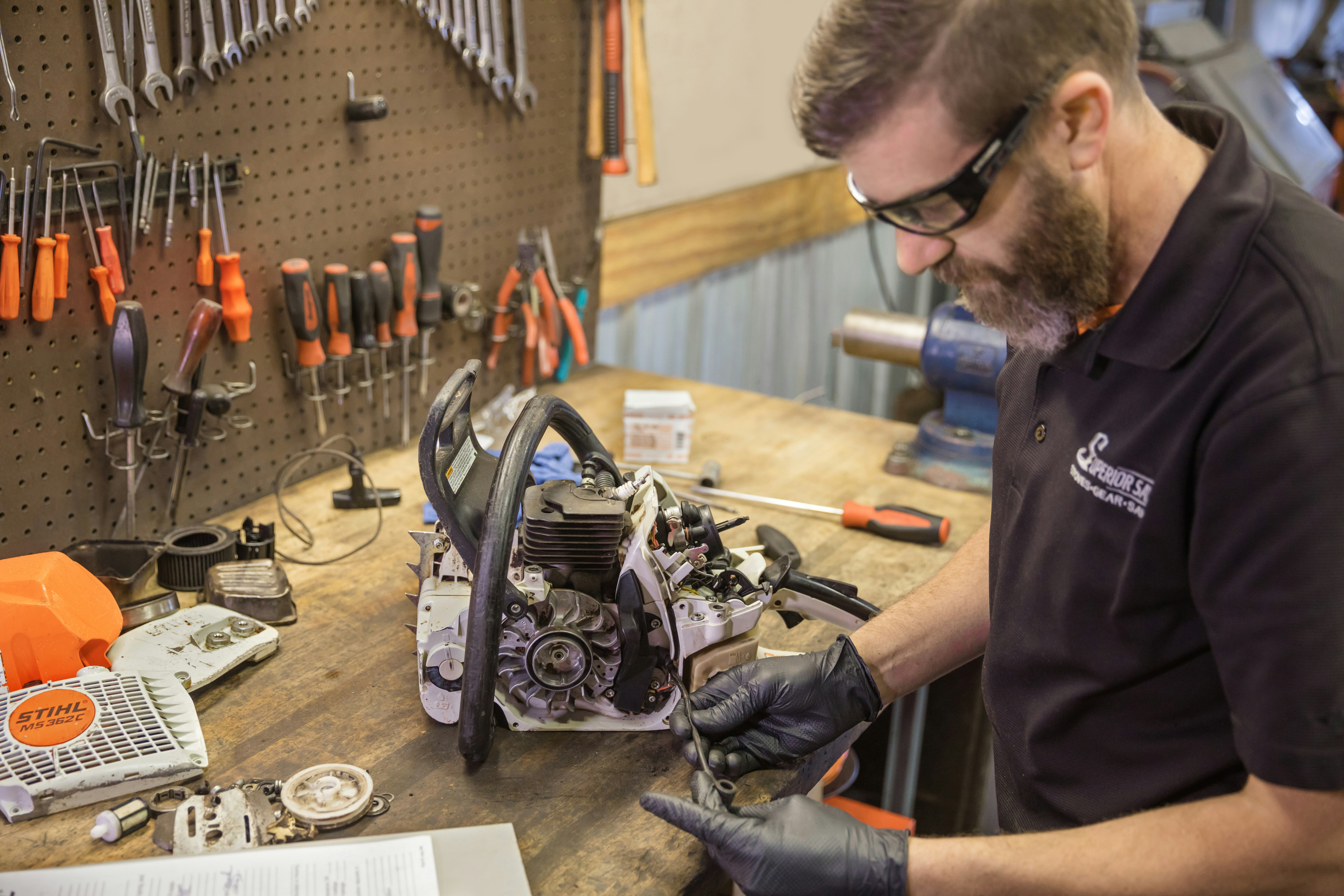 Local Dealer Fixing STIHL parts