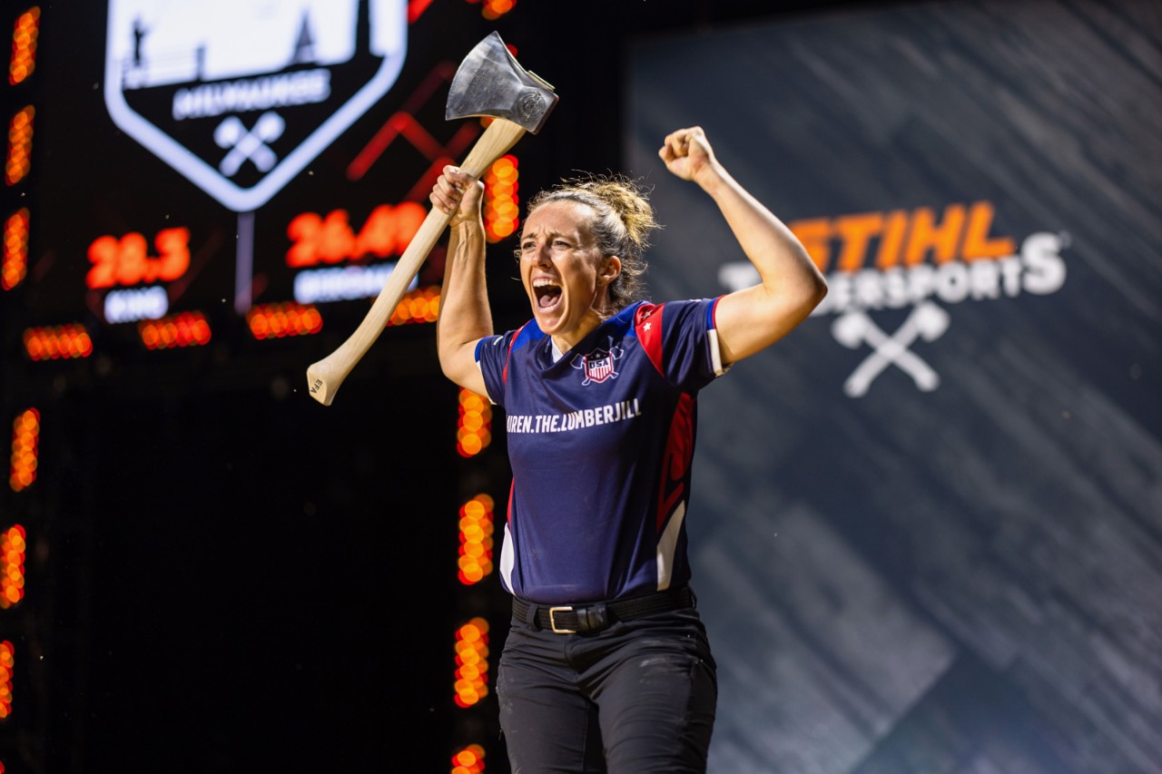 Standing Block Chop Event - Lauren Bergman
