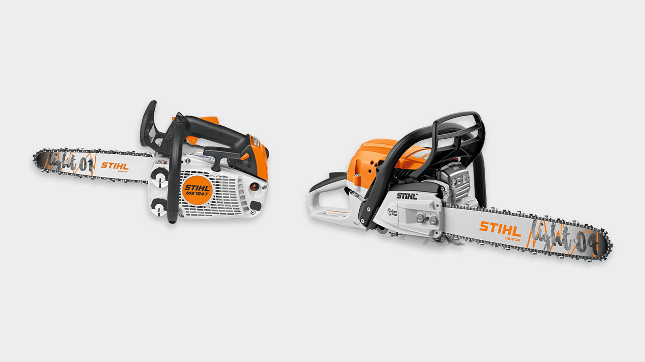 STIHL commercial chainsaws for utility work, including the 64 MS 261 STIHL chainsaw and the 31 MS 194 T STIHL chainsaw