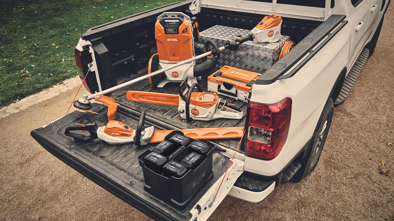 STIHL power tools that are compatible with the ALLPRO system