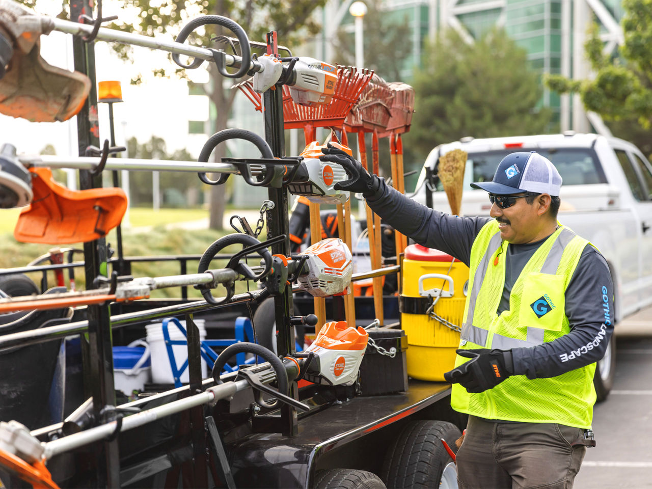 STIHL ALLPRO commercial battery charging solution