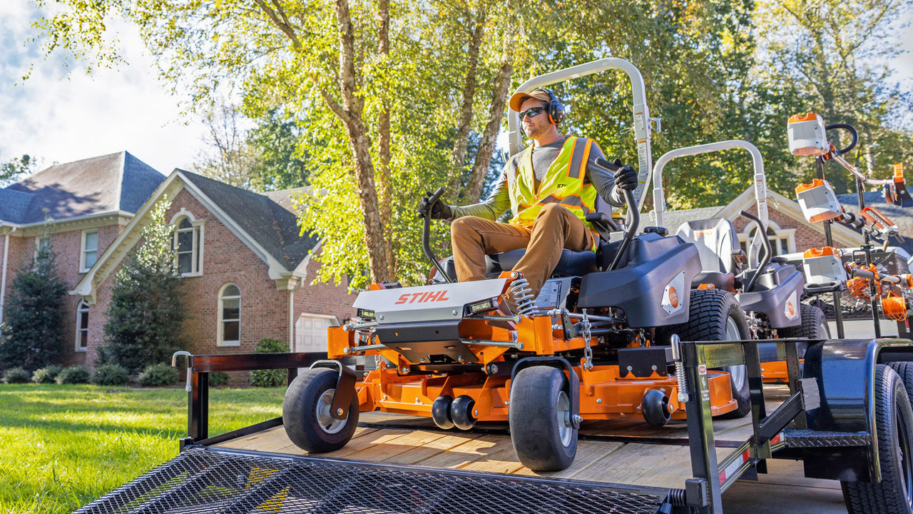 Professional landscape crew supported by STIHL commercial solutions