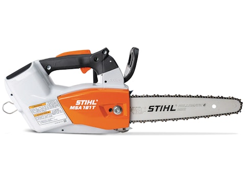 professional battery chainsaw studio image