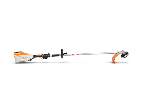 STIHL professional battery-powered string trimmer.