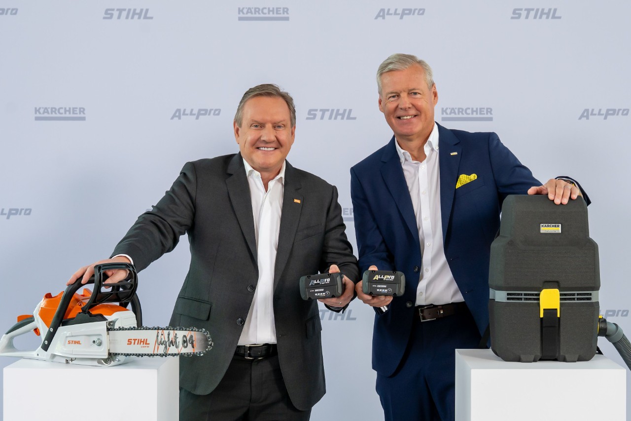 Michael Traub, Chairman of the Executive Board of STIHL AG and Hartmut Jenner, Chief Executive Officer (CEO) & Chairman of the Board of Management of Alfred Kärcher SE & Co. KG
