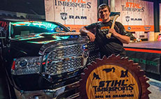 Matt Cogar wins the 2014 STIHL TIMBERSPORTS® Pro Championship for the second straight year Matt Cogar wins the 2014 STIHL TIMBERSPORTS® Pro Championship for the second straight year